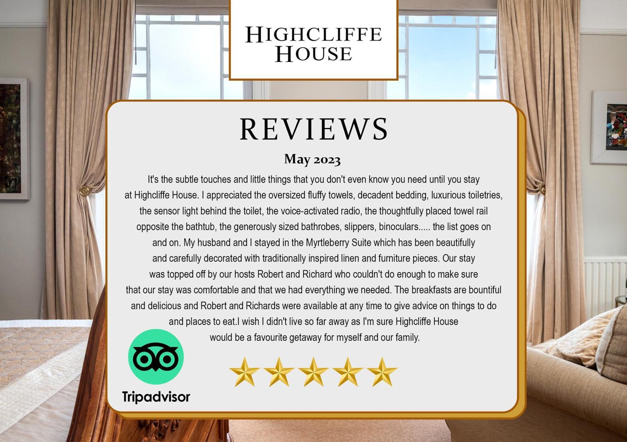 לינה וארוחת בוקר לינטון Highcliffe House מראה חיצוני תמונה